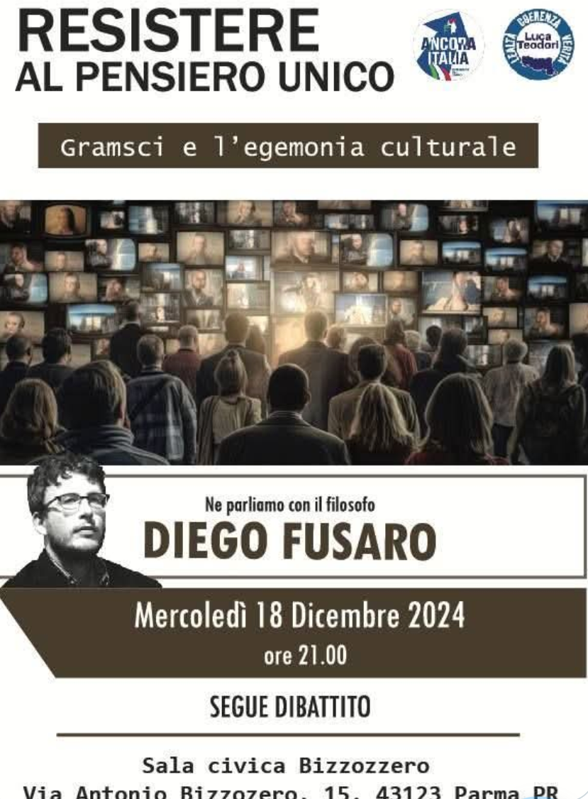 Resistere al pensiero unico - Gramsci e l'egemonia culturale