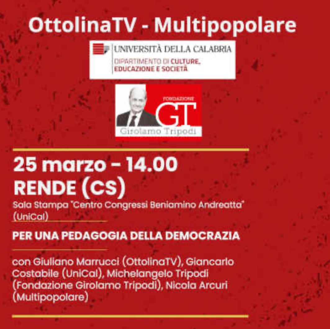 PER UNA PEDAGOGIA DELLA DEMOCRAZIA