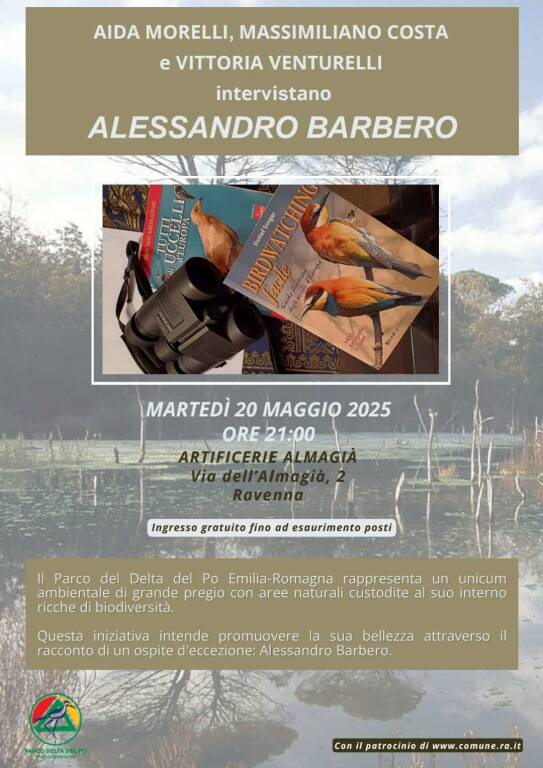 Alessandro Barbero al Parco del Delta del Po