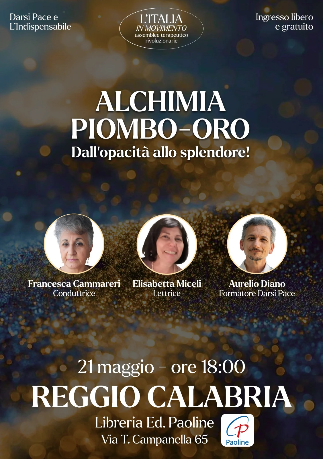 Alchimia Piombo-Oro: dall’opacità allo splendore!