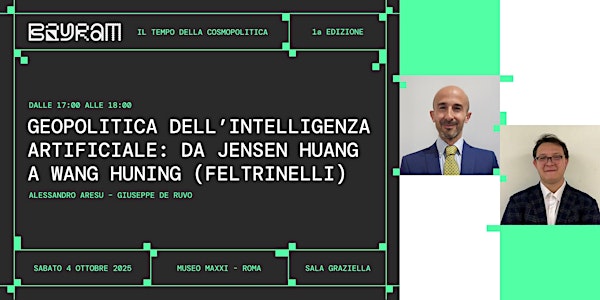 Geopolitica dell'intelligenza artificiale: da Huang a Huning (Feltrinelli)