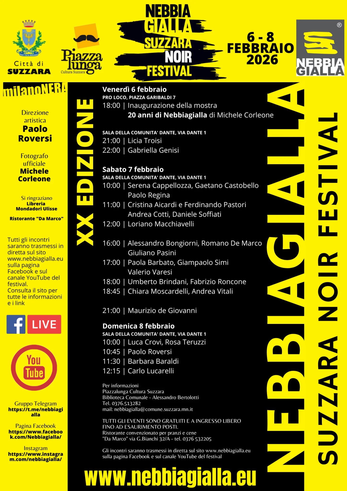 Nebbia Gialla - Suzzara Noir Festival 2026