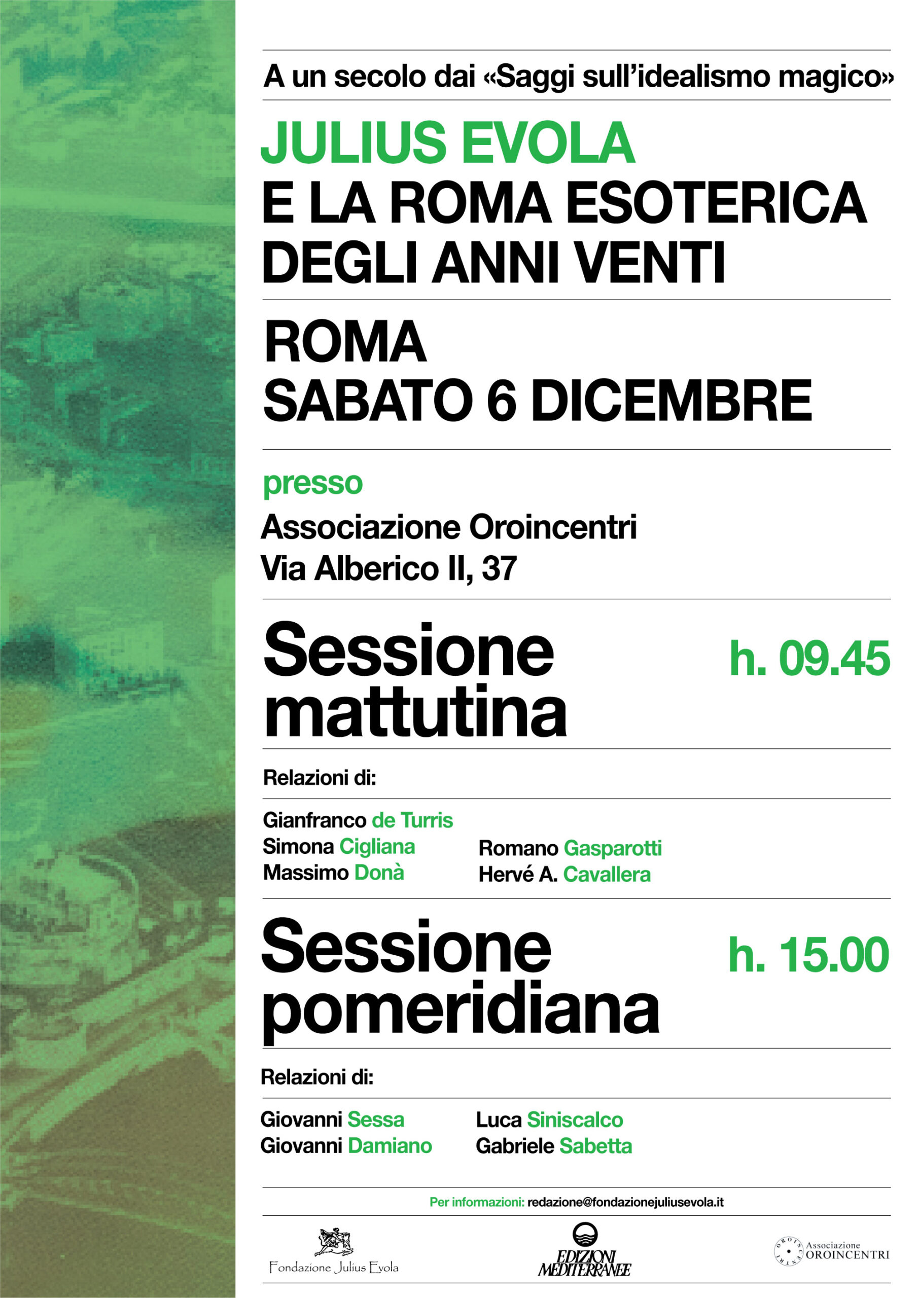 Julius Evola e la Roma esoterica degli anni Venti