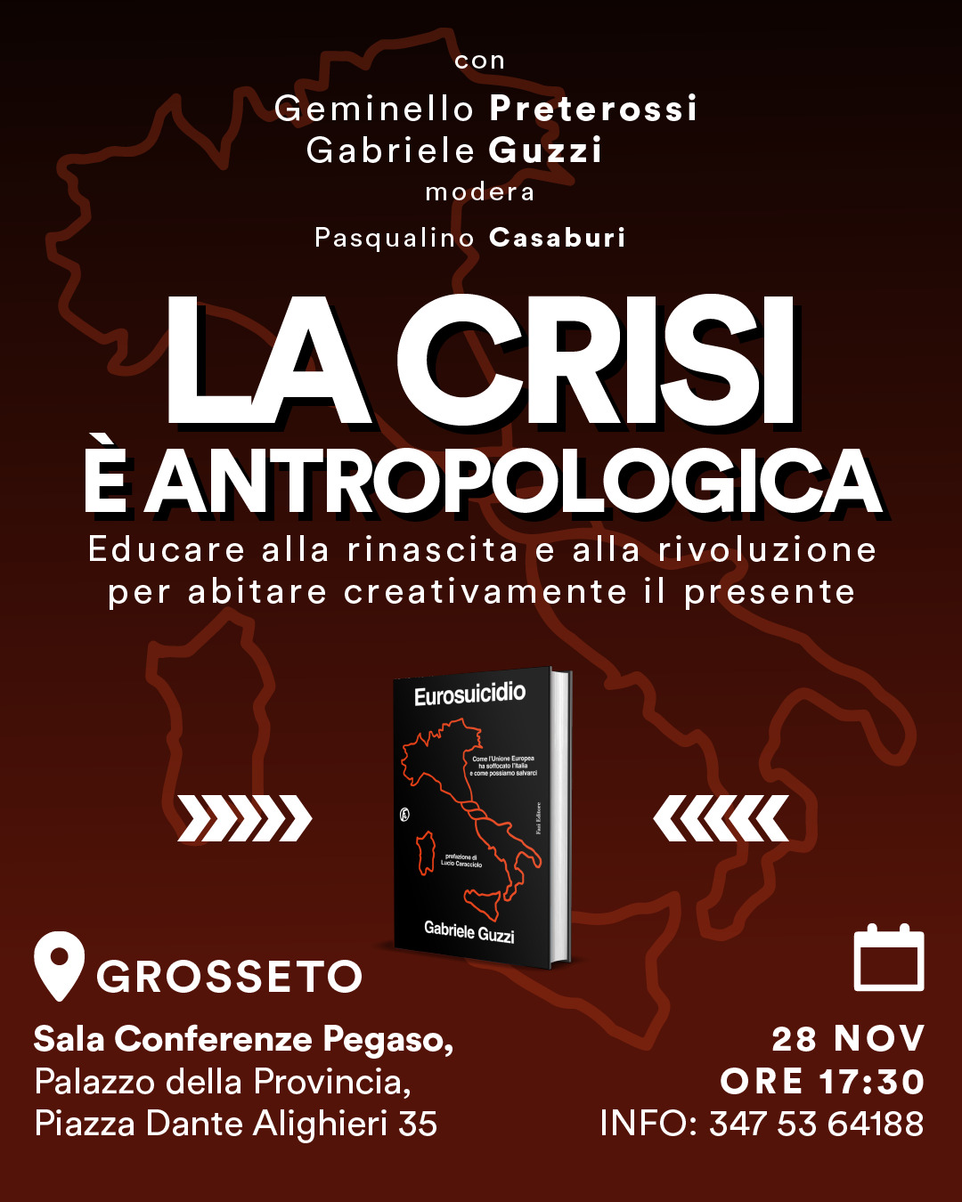 Presentazione di "Eurosuicidio" a Grosseto