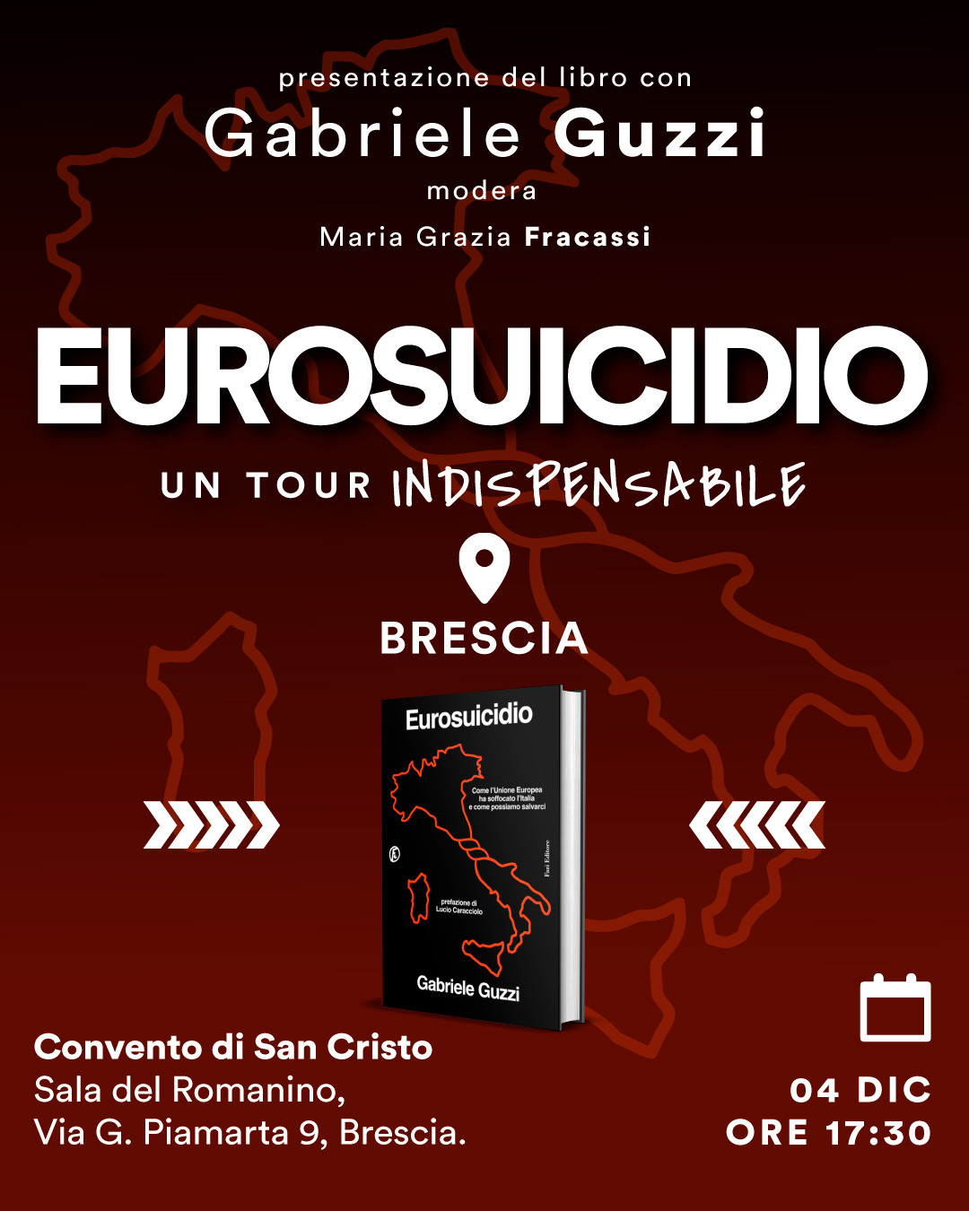 Presentazione di "Eurosuicidio" a Brescia